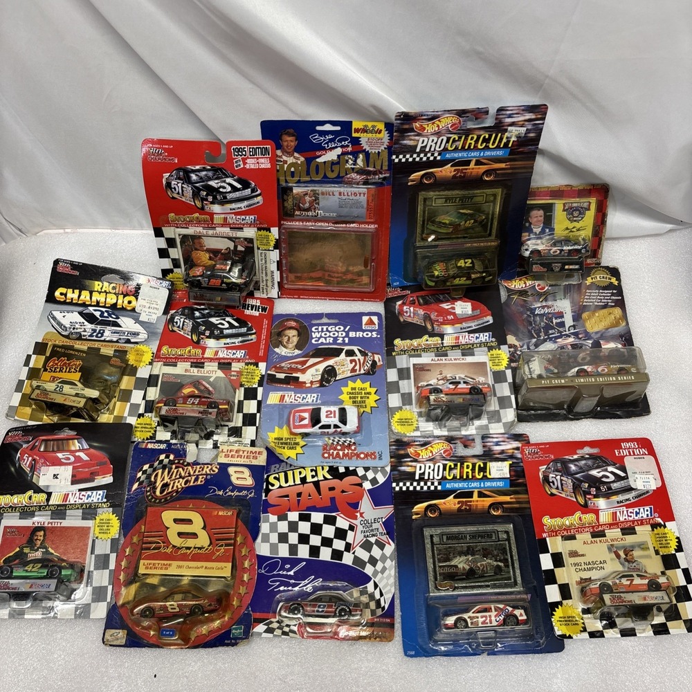 1:64Die Cast Lot 90's Hot Wheels Racing Champions Winners Circle NASCAR Lot